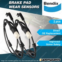 2 Pcs Bendix Rear Brake Pad Wear Sensors for Porsche 944 2.5 S 1982-1986