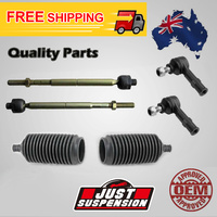 6x Steering Rack Tie Rod Ends Boot Kit for Holden Commodore VB VC VH Manuaul