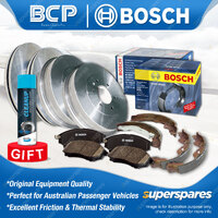 Brake Rotor Drum Bosch Pad Shoe for Toyota Landcruiser Bundera RJ LJ 70 73 90-93