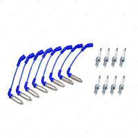 Bosch Leads + 8 x Denso Iridium Spark Plugs for Holden Calais Commodore VE VF VZ