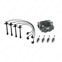 NGK Spark Plugs Coil + Bosch Leads Kit for Toyota Camry SDV10 Celica ST204R 5SFE