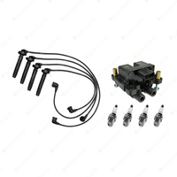 NGK Spark Plugs Coil + Bosch Leads Kit for Subaru Outback BP B13 BP9 2.5L EJ253