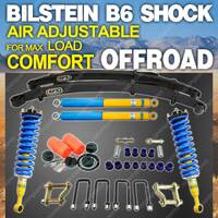 Bilstein Shock Complete Strut Leaf Air Bag 50mm Lift Kit for Nissan Navara D40
