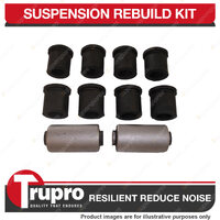 10Pcs Rear Suspension Bushes Kit Spring Complete for Nissan Navara D22 2WD 97-05