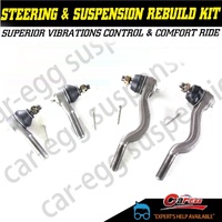 4 Outer + Inner Tie Rod Ends for Mitsubishi Pajero NA NG 4WD 1982-1991