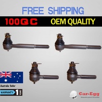 4 Inner + Outer Tie Rod Ends for Toyota Hilux IFS Hilux LN147 LN145 RZN152 97-05