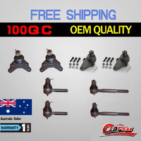 8 Ball Joints +Tie Rod Ends for Toyota Hilux IFS Hilux LN147 LN145 RZN152 97-03