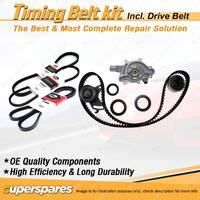 Timing Belt Kit & Drive Belt for Toyota Hilux LN65 LN65R 2.4L 2L Diesel