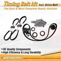 Timing Belt Kit & Drive Belt for Toyota Hilux LN60 LN85 LN61 2.4L 2L 2LT