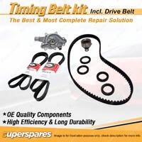 Timing Belt Kit & Gates Drive Belt for Toyota Corolla SE AE90 Sedan 1.4L 6AFC
