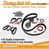 Timing Belt Kit & Drive Belt for Toyota Camry SV21 2.0L 3SFE without A/C 162T