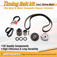 Timing Belt Kit & Gates Drive Belt for Audi A3 8P 2.0L DTFI CBBB 2009-2011