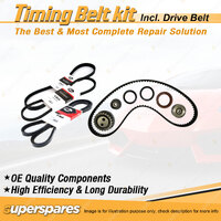 Timing Belt Kit & Gates Drive Belt for BMW 318i E30 1.8L EFI M40B18ME 1988-1991