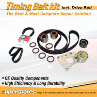 Timing Belt Kit & Gates Drive Belt for Citroen C5 C6 3.0L ES9J4S ES9A 2001-2008