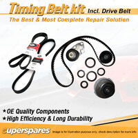 Timing Belt Kit & Gates Belt for Daewoo Lanos 1.6L A16DMS 1997-2003 with P/S