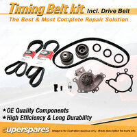 Timing Belt Kit & Gates Belt for Ford Telstar AX 2.0L FS 1992-1994 without A/C