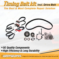Timing Belt Kit & Gates Drive Belt for Ford Econovan JG JH 2.0L FE 1997-2006