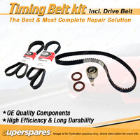 Timing Belt Kit & Gates Belt for Ford Telstar AR AS 2.0L 1985-1987 without P/S