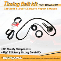 Timing Belt Kit & Gates Drive Belt for Ford Transit VE VF 2.5L 4D 1994-1997