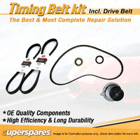 Timing Belt Kit & Gates Belt for Holden Camira JB 1.6L 16JH 82-84 Compr.Delco