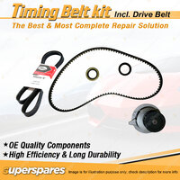 Timing Belt Kit & Gates Belt for Holden Calibra YE 2.0L EFI C20NE 1992-1992