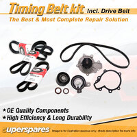 Timing Belt Kit & Gates Drive Belt for Honda CRV RD 2.0L B20B1-B20B 1995-1997