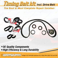 Timing Belt Kit & Gates Drive Belt for Honda Civic Si CRX VTi 1.6L 1991-1998