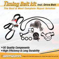Timing Belt Kit & Gates Drive Belt for Hyundai Sonata 3.0L G6AT 1990-1998