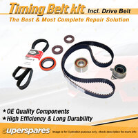 Timing Belt Kit & Gates Drive Belt for Iveco Daily 35S15 2.8L 8140.43S 2002-2003