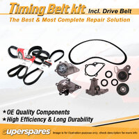 Timing Belt Kit & Gates Drive Belt for Kia Rio JB 1.6L DOHC G4ED 2005-2011