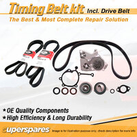 Timing Belt Kit & Gates Drive Belt for Kia Credos G11 2.0L FE 1998-2001