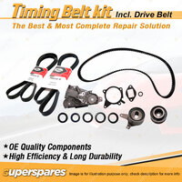 Timing Belt Kit & Gates Belt for Mazda 323 BA 1.8L DOHC BP 1994-1998 without A/C