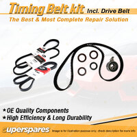 Timing Belt Kit & Gates Drive Belt for Mazda E2200 2.2L DFI R2 1987-1997