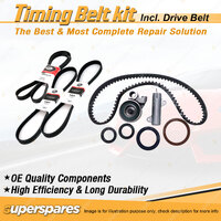 Timing Belt Kit & Gates Drive Belt for Mazda 929 HD 3.0L 24V JE 1991-1993