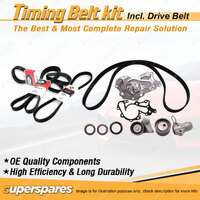 Timing Belt Kit & Gates Belt for Mitsubishi Triton MK 3.0L 24V 6G72 1996-2006