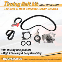 Timing Belt Kit & Gates Belt for Mitsubishi Pajero iO 1.8L 4G93 99-01 with A/C