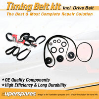 Timing Belt Kit & Gates Belt for Mitsubishi RVR N13W N23W 2.0L 4G63 1991-1992