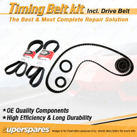 Timing Belt Kit & Gates Belt for Nissan Pulsar N13 1.6L CA16S 86-87 without A/C