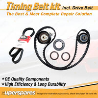Timing Belt Kit & Gates Belt for Peugeot 206 1.6L TU5JP4 01-07 from Mtr.1806405