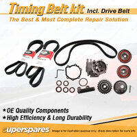 Timing Belt Kit & Gates Drive Belt for Subaru Impreza WRX GC GF 2.0L 1994-2000