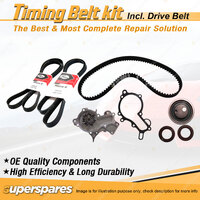 Timing Belt Kit & Gates Drive Belt for Suzuki Baleno SY416 1.6L G16B 1995-2004