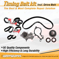 Timing Belt Kit & Gates Drive Belt for Suzuki Vitara SZ416 1.6L G16B 1991-2000