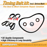 Timing Belt Kit & Gates Drive Belt for Suzuki Swift SF 1.3L G13BA 1996-2000
