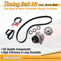 Timing Belt Kit & Gates Belt for Volkswagen Beetle 9C Caddy Golf Type 4 1J 1.6L
