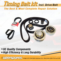 Timing Belt Kit & Gates Drive Belt for Volkswagen Crafter 2F 2E 2.0L Without A/C