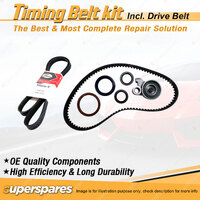 Timing Belt Kit & Gates Drive Belt for Volkswagen Crafter 2.5L BJJ BJK 2007-2012