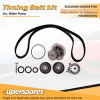 Superspares Timing Belt Kit & Water Pump for Holden Barina SB 1.6L C16XE X16XE