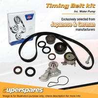 Timing Belt Kit Inc Water Pump for Holden Barina XC 1.4L from 20U75999