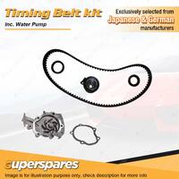 Superspares Timing Belt Kit Inc Water Pump for Honda Civic GLi Civic Vi 1.7L