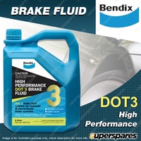 1x Bendix Brake Fluid 4 L DOT 3 for Cars Trucks Buses Motorcycles